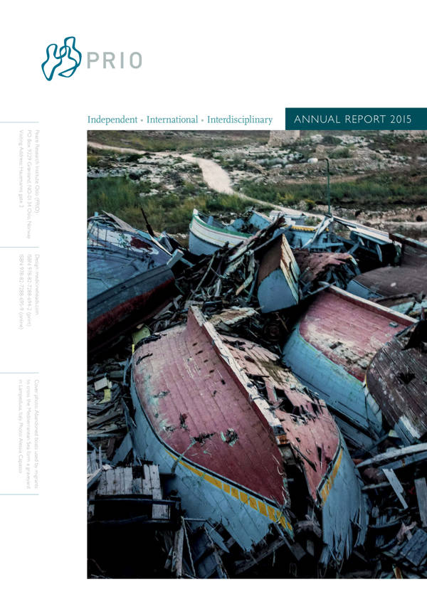 PRIO Annual Report 2015 front cover